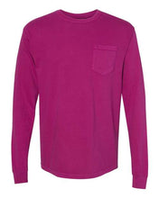 Load image into Gallery viewer, Comfort Colors Adult Heavyweight Long Sleeve Pocket Tee